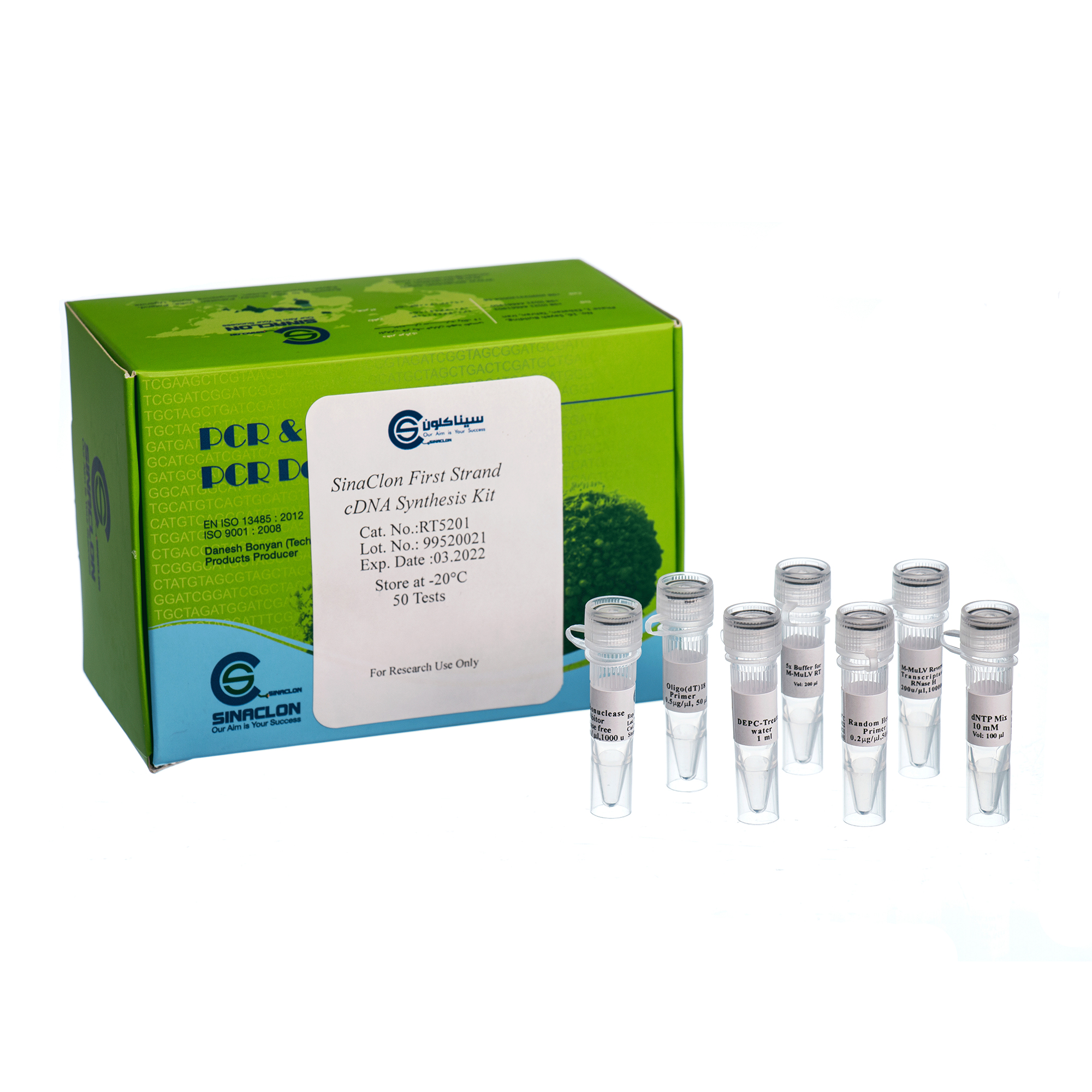 Sinnaclon First Strand cDNA Synthesis Kit-50T